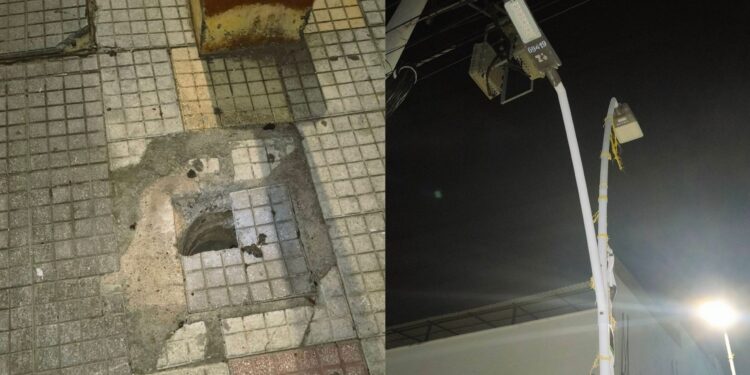 Comerciantes alertan por reiterado robo de cableado del alumbrado público en Maicao
