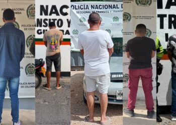 Capturan a cinco personas y recuperan vehículos durante controles viales en La Guajira