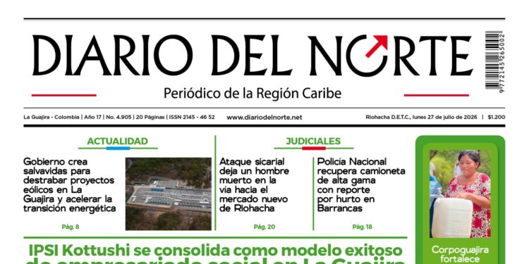 Esta es nuestra edición de hoy lunes 27 de julio de 2026