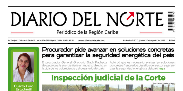 Esta es nuestra edición de hoy jueves 27 de agosto de 2026