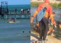 Salvavidas rescataron a tres personas y retiraron a 34 menores que se bañaban solos en playas de Riohacha