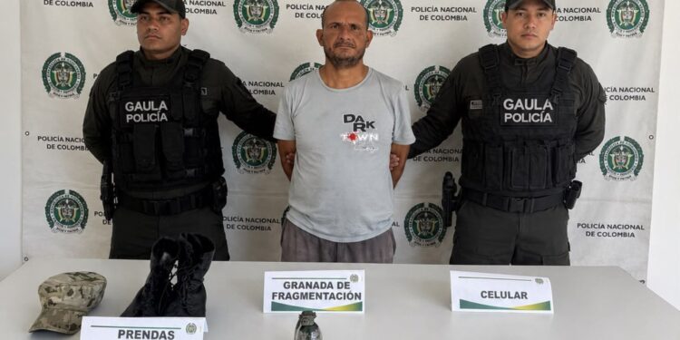 Capturan en Fonseca a alias «Fidel», presunto integrante del EGC señalado de coordinar extorsiones y homicidios
