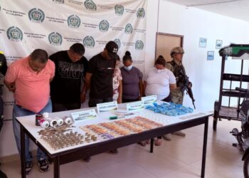 Capturan a seis presuntos integrantes de “Los Pikachu” por tráfico de estupefacientes en La Guajira
