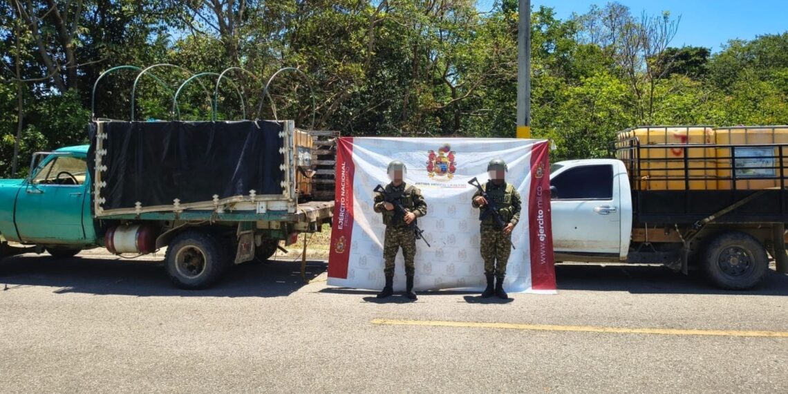 Incautan 1.200 galones de gasolina que habrían sido extraídos ilegalmente de un poliducto en el sur del Cesar