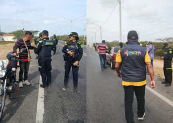 Policía y Ejército intensifican operativos de control y seguridad en vías de acceso a Riohacha