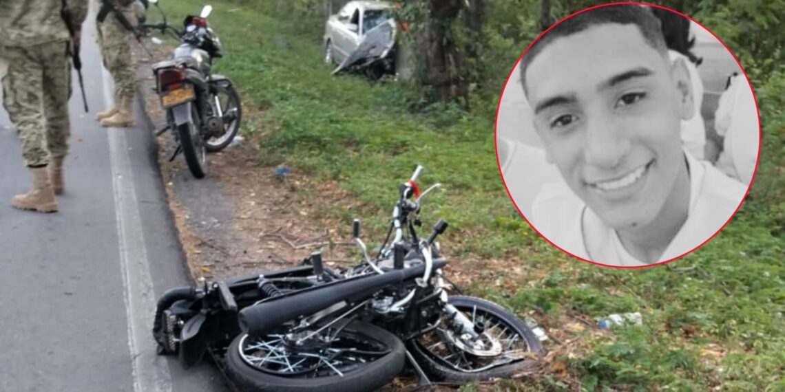 Aparatoso accidente en la vía Villanueva-Urumita deja a un joven sin vida y un herido