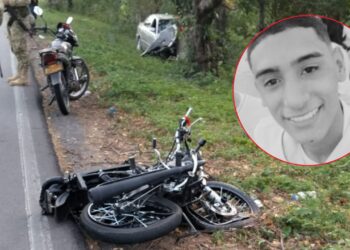 Aparatoso accidente en la vía Villanueva-Urumita deja a un joven sin vida y un herido