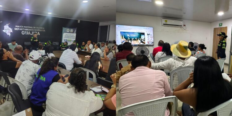 Policía de La Guajira fortalece el trabajo articulado con las Juntas de Acción Comunal de los 15 municipios