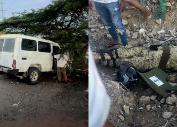 Cuatro soldados resultaron heridos tras ser arrollados por una camioneta en la vía Maicao–Riohacha