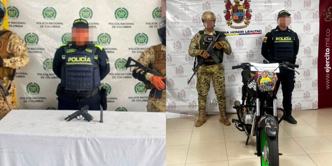 Operativos del Ejército en La Guajira dejan una pistola incautada y una motocicleta recuperada