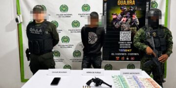 Cae presunto extorsionista durante operativo conjunto del Gaula Militar y la Policía en Uribia