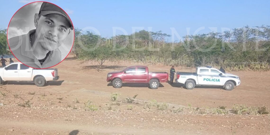 Investigan homicidio de joven riohachero hallado dentro de una camioneta en Uribia