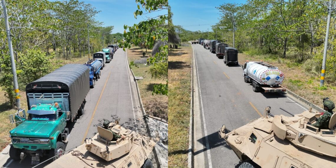 Ejército incauta más de 16.000 galones de ACPM y nueve vehículos en el sur del Cesar