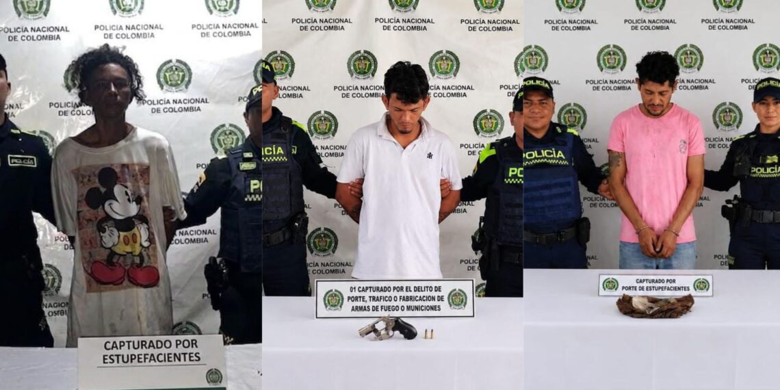 Capturan a tres hombres durante operativos de vigilancia y control en Maicao