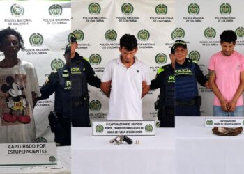 Capturan a tres hombres durante operativos de vigilancia y control en Maicao