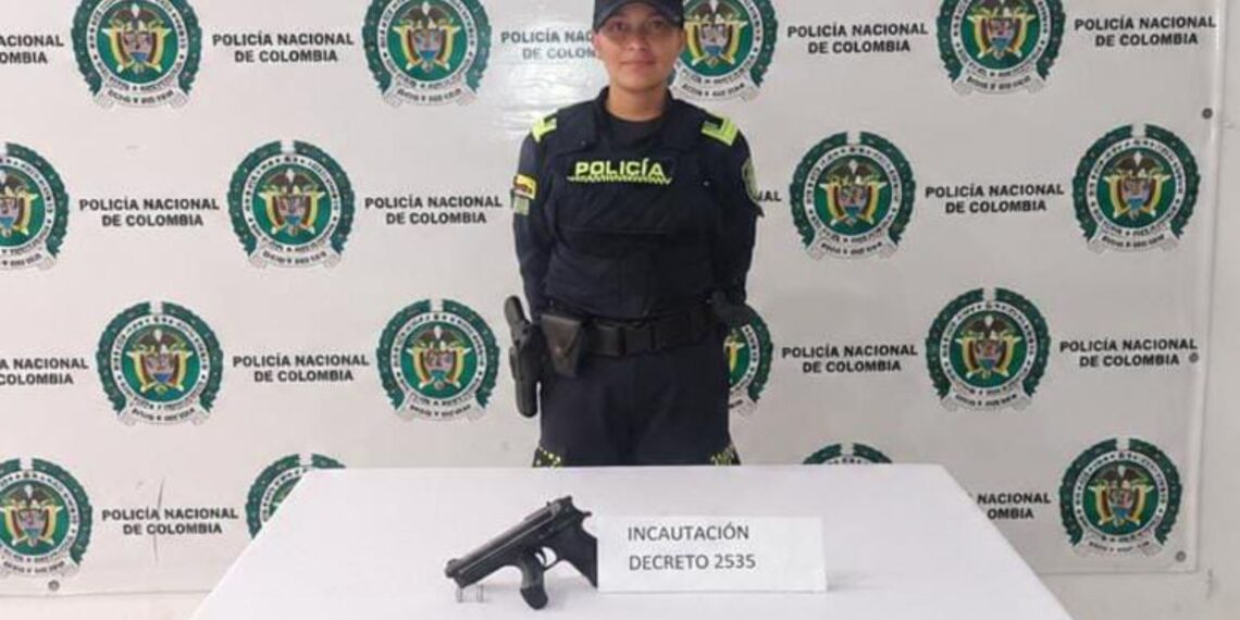 Policía incauta arma traumática durante acciones de prevención y control en Riohacha