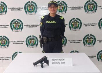 Policía incauta arma traumática durante acciones de prevención y control en Riohacha