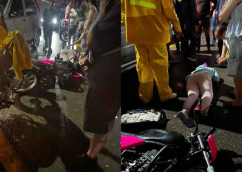 Joven resulta gravemente herida tras accidente de tránsito en el centro de Villanueva