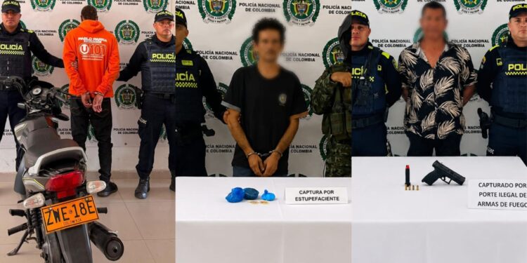 Operativos de control en Riohacha dejan tres capturados por falsedad, tráfico de drogas y porte de armas