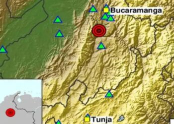 Cinco movimientos sísmicos fueron registrados en Colombia y Panamá durante la mañana de este jueves