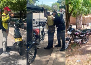 Policía refuerza controles a motocicletas para fortalecer la seguridad en Villanueva