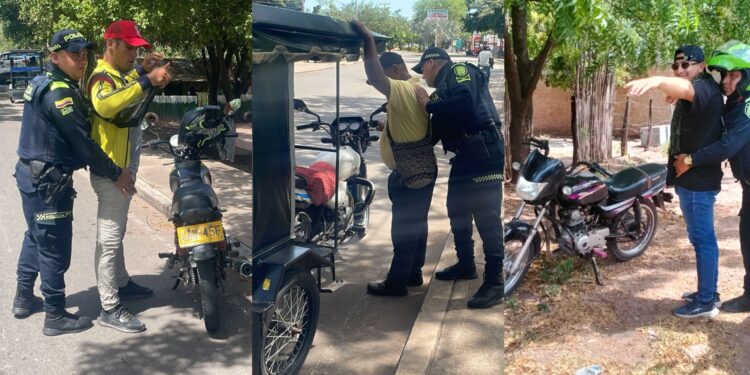Policía refuerza controles a motocicletas para fortalecer la seguridad en Villanueva