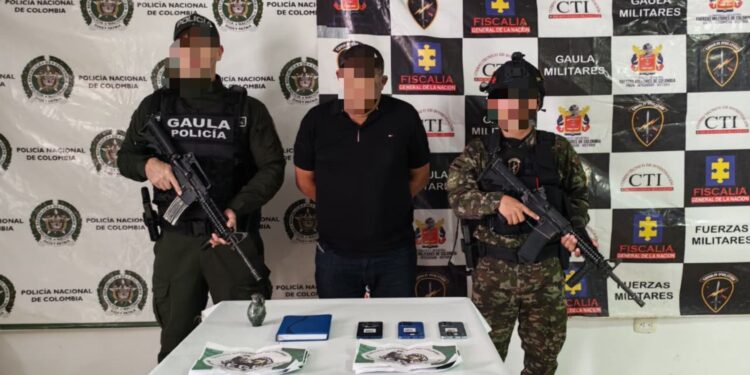 Capturan en el Cesar a alias “Román”, presunto cabecilla financiero del Clan del Golfo