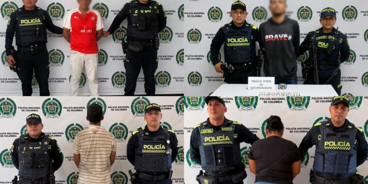 Cinco capturas y dos motocicletas recuperadas dejan operativos policiales en Riohacha
