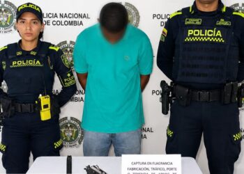 Capturan a hombre con pistola y nueve cartuchos durante controles en Riohacha