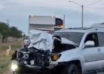 Tres personas mueren en fuerte choque en la vía Riohacha-Camarones, sector La Concepción