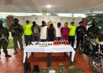 Capturan a cinco presuntos integrantes del Frente Oliver Sinisterra en Tumaco