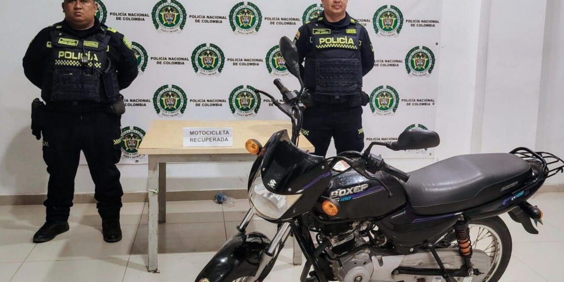 Policía recuperó motocicleta hurtada tras activar el Plan Candado en Riohacha