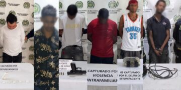 Capturan a ocho personas e incautan drogas y armas en operativos de la Policía en La Guajira