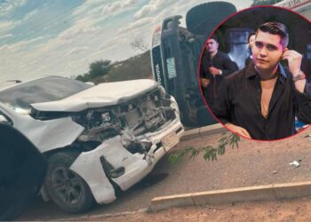 Cantante vallenato Simón Figueroa resultó herido en accidente en la vía Uribia-Cuatro Vías