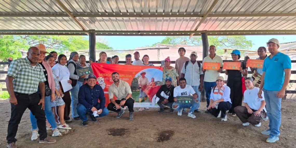 52 familias rurales de La Guajira recibieron novillas preñadas mediante el programa ‘Una Vaca por la Paz’