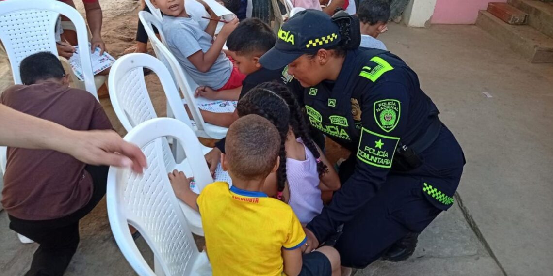 Policía y comunidad realizaron jornada recreativa para fortalecer la convivencia en Villa Carmen