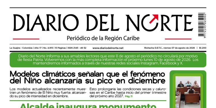 Esta es nuestra edición de hoy viernes 7 de agosto de 2026