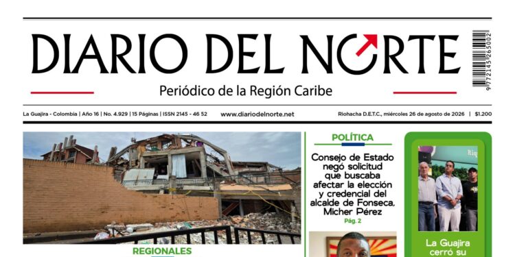 Esta es nuestra edición de hoy miércoles 26 de agosto de 2026