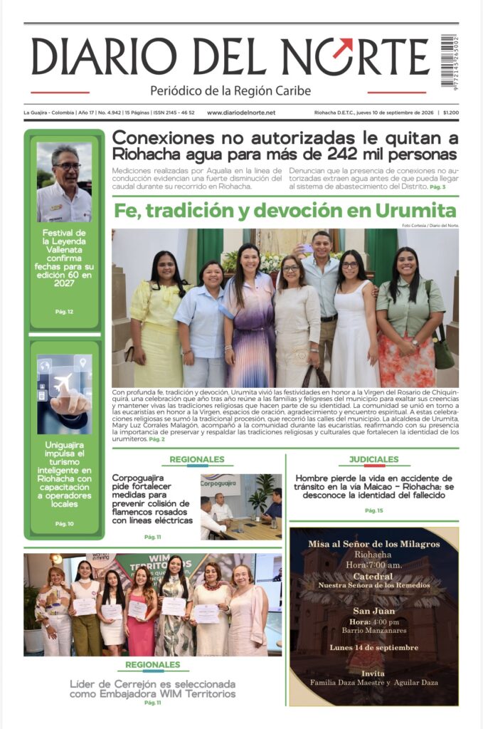 Esta es nuestra edición de hoy jueves 10 de septiembre de 2026