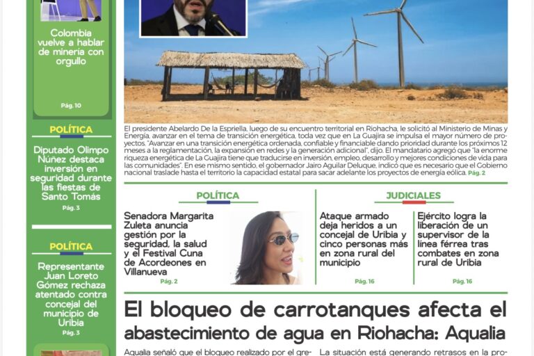 Esta es nuestra edición de hoy sábado 19 de septiembre de 2026