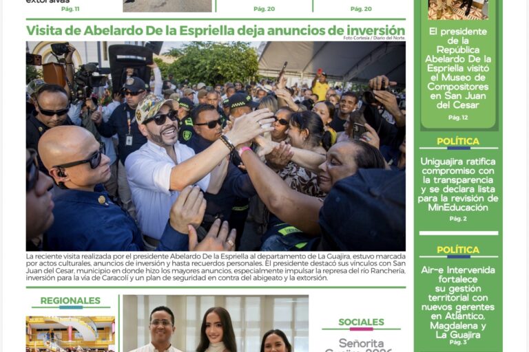 Esta es nuestra edición de hoy lunes 21 de septiembre de 2026