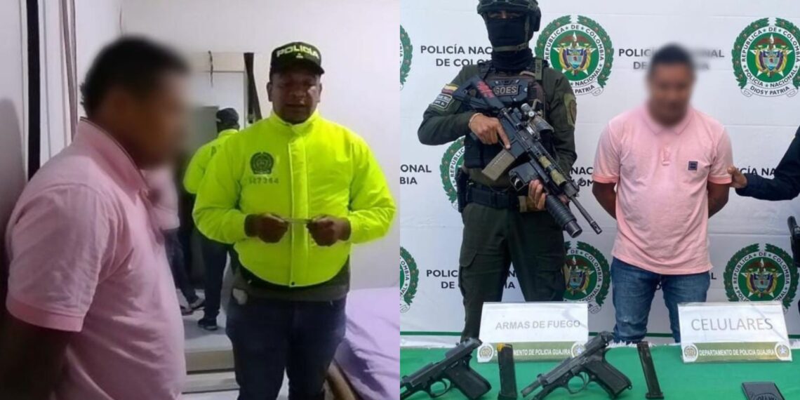 Capturan a alias ‘Rafa’ en Riohacha, presunto integrante de estructura criminal señalado de sicariato y extorsión