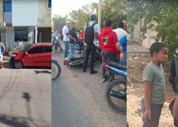 Cuatro accidentes de tránsito se registraron en menos de 24 horas en distintos puntos de Riohacha