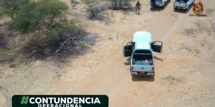 Ejército recupera en zona rural de Maicao vehículo reportado como hurtado