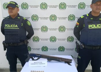 SIJÍN incauta una escopeta y siete cartuchos calibre 12 durante allanamiento en Uribia