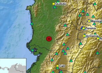 Temblor de magnitud 4,3 sacudió a Chocó durante la madrugada de este jueves 3 de septiembre