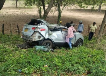 Choque entre tres vehículos y una motocicleta deja un herido grave en La Jagua del Pilar