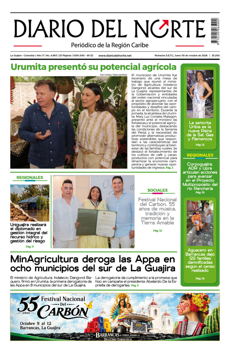 Portada de la edición impresa de hoy