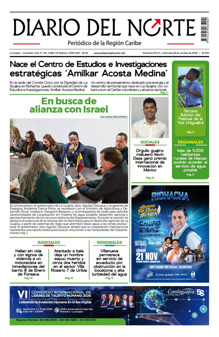 Portada de la edición impresa de hoy