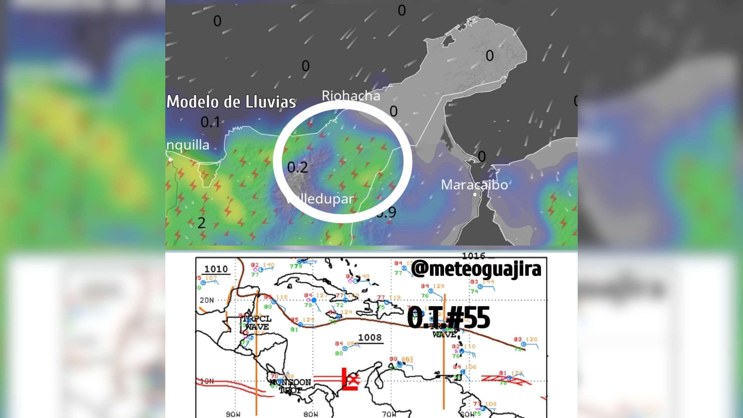 Según Meteoguajira, se prevé más lluvia e inestabilidad atmosférica en La Guajira